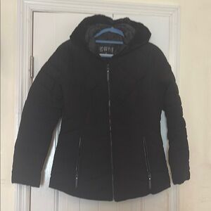 Women's Black Quilted Jacket